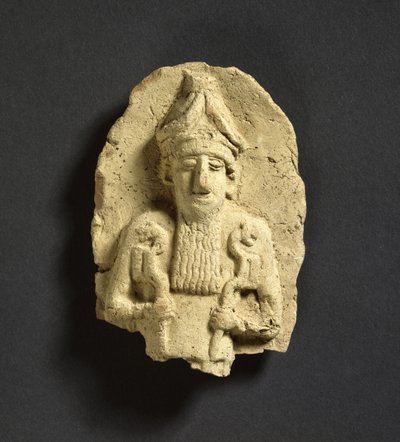 A God Holding a Lion-headed Sceptre in Each Hand, Possibly Nergal, Old Babylonian from Kish, 3rd Millennium BC by Babylonian